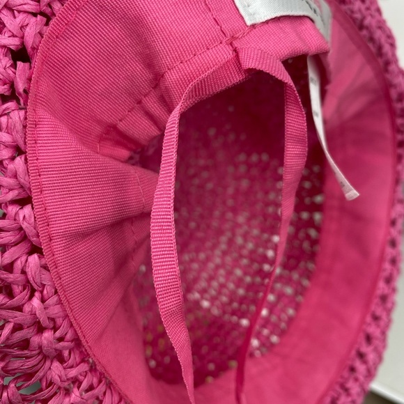 Trina Turk Vibrant Pink Crochet Hat - Picture 5 of 7